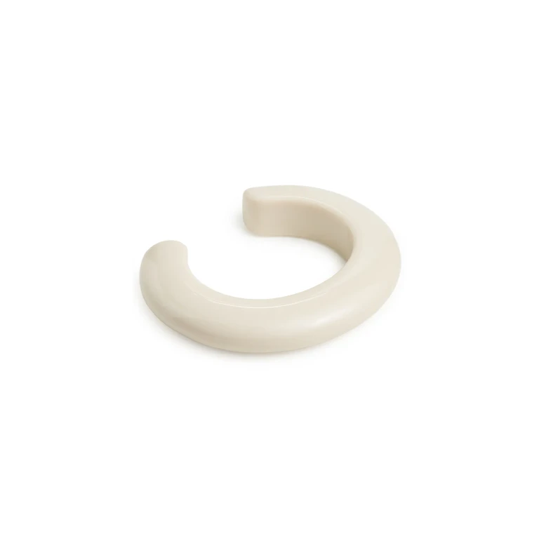 Lizzie Fortunato Ridge Cuff In Alabaster White XS/S