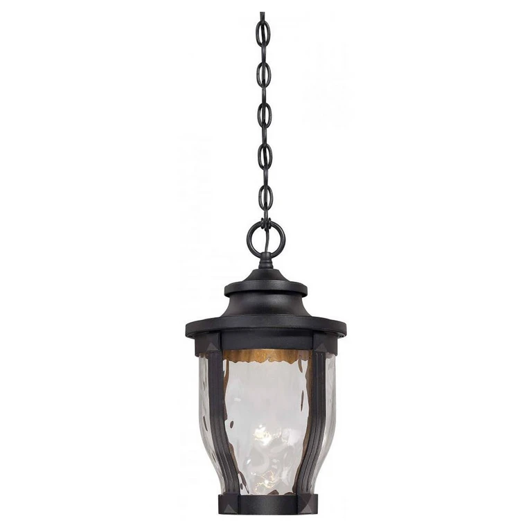 Merrimack Led 18" Outdoor Hanging Light in Black