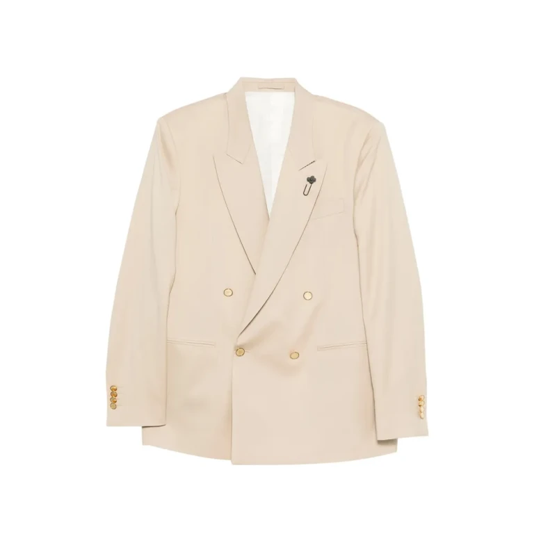 Lardini Blue Double-breasted Blazer