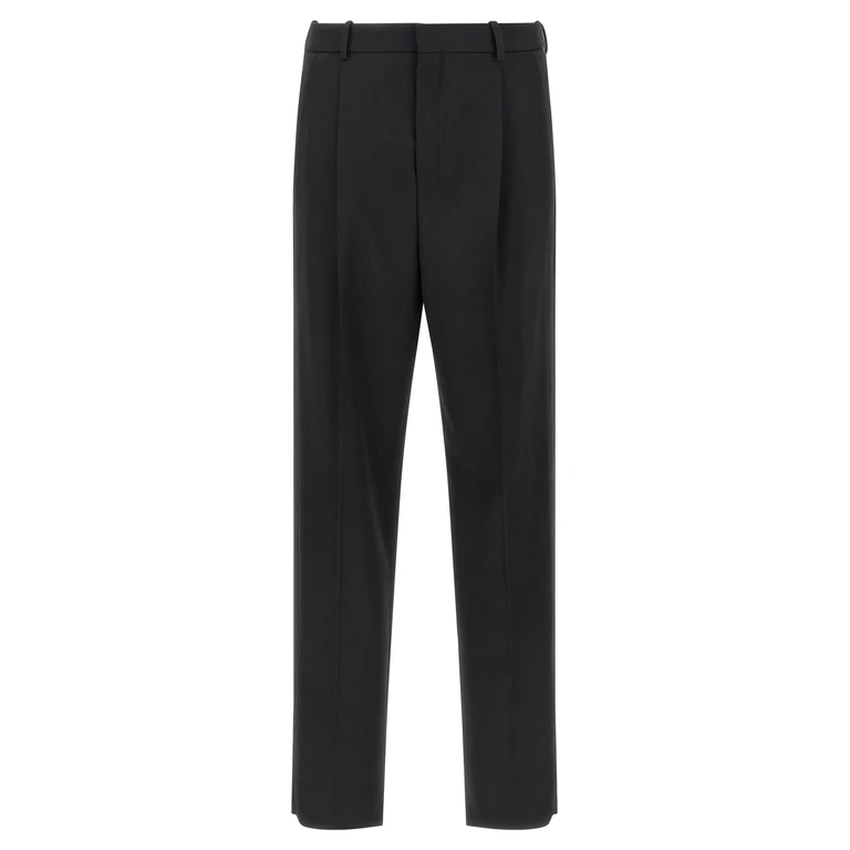 Saint Laurent Black Wool Dress Pants - Men