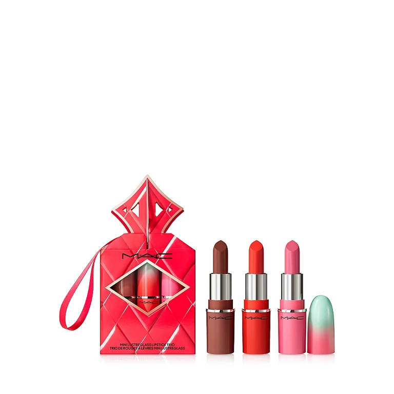 MAC Wildest Gleams Mini Lustreglass Lipstick Trio - Brights