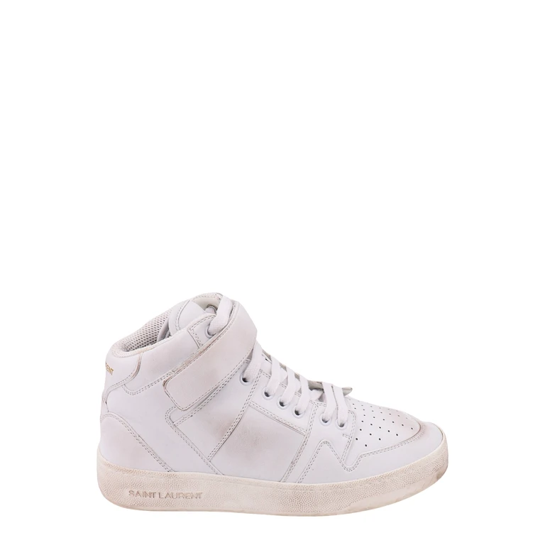 Saint Laurent Sneakers White Pelle - Men