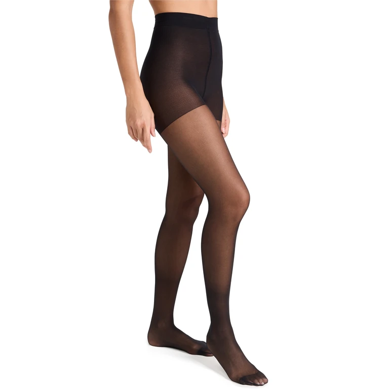 Stems Sheer Tights with Stretch Control Black L