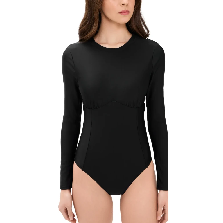 L'AGENCE Solid Lambert One Piece Black S
