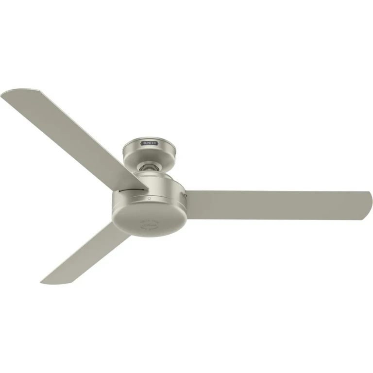 Matte Nickel 52"Ceiling Fan from the Presto Collection