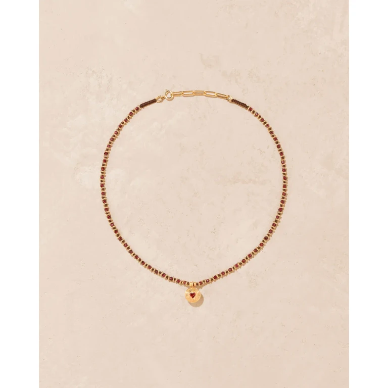 Necklace Prema K Collier Grenat