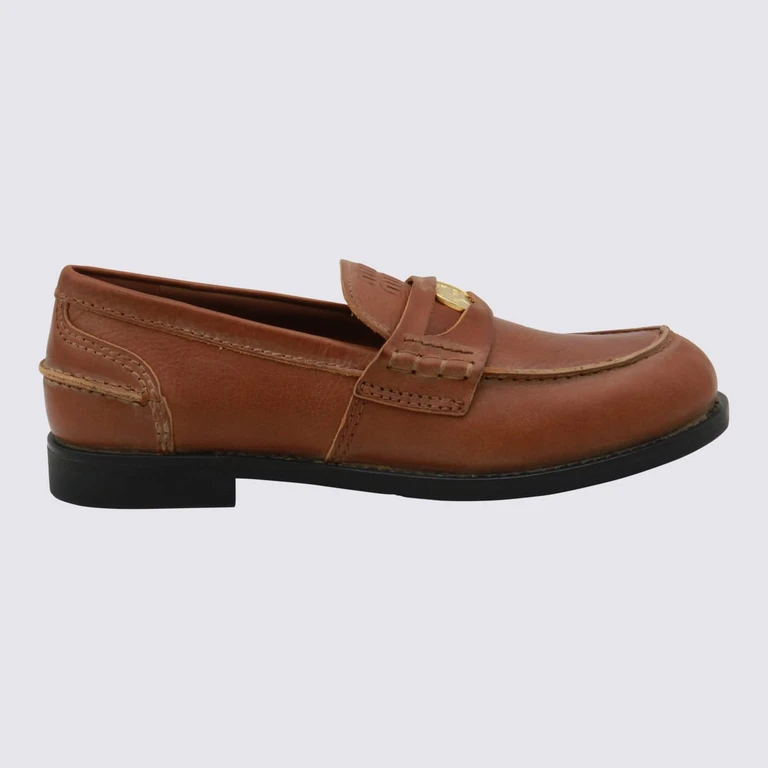 Prada Damen Leder-Loafer Größe 37