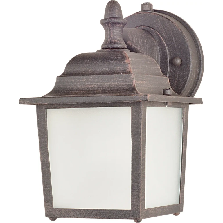 Rust Patina LED Outdoor Wall Sconce from the Builder Cast LED E26 Collection