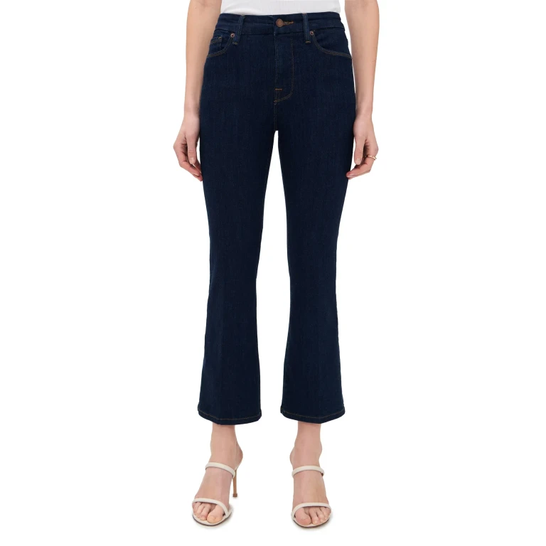 Good American Good Legs Crop Mini Boot Jeans Indigo1153 10