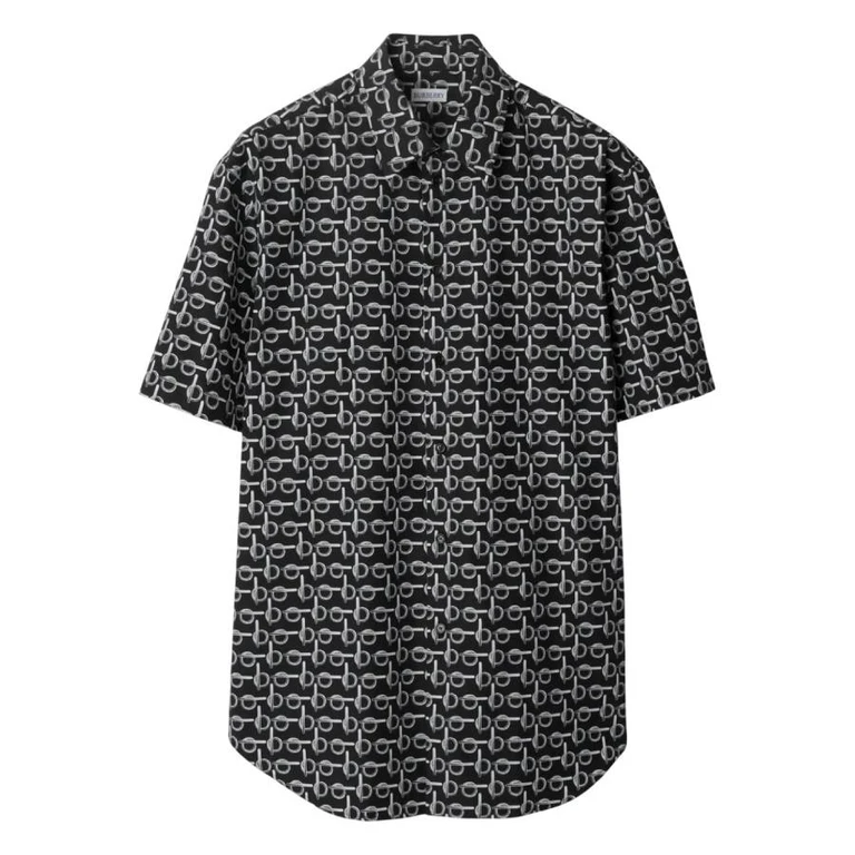 Burberry Monogram B Print Cotton Shirt