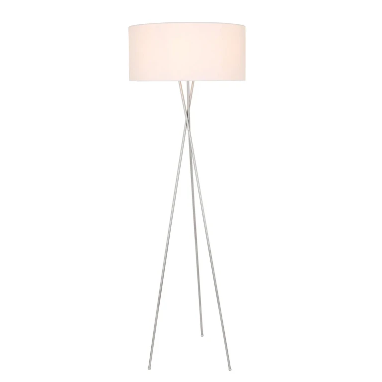 Silver One Light Floor Lamp from the Cason Collection