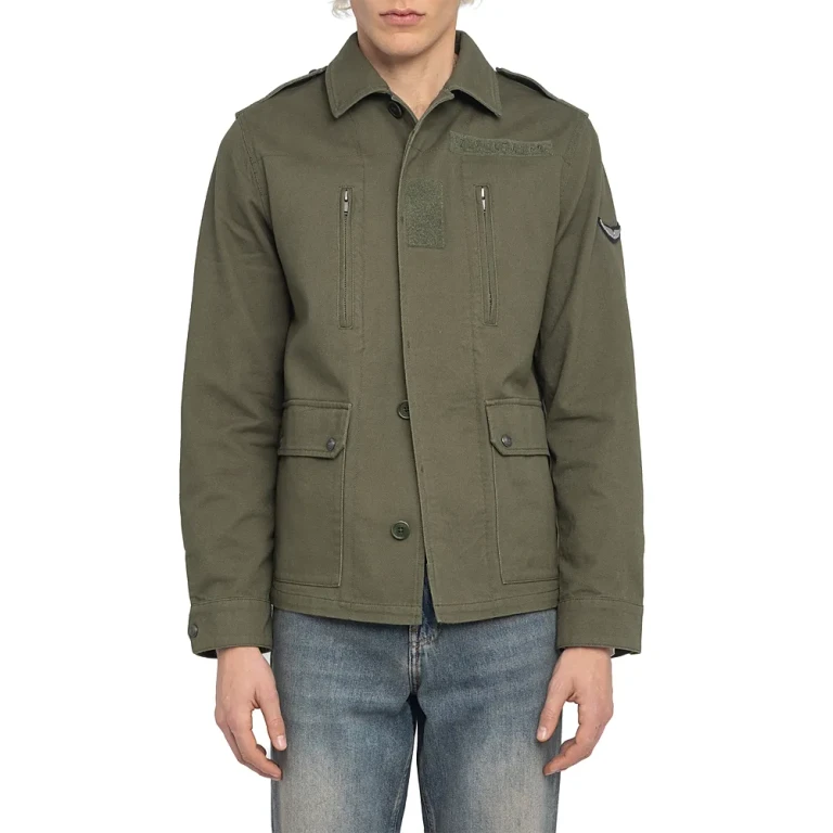 Zadig & Voltaire Kido Heavy Cotton Skull Jacket