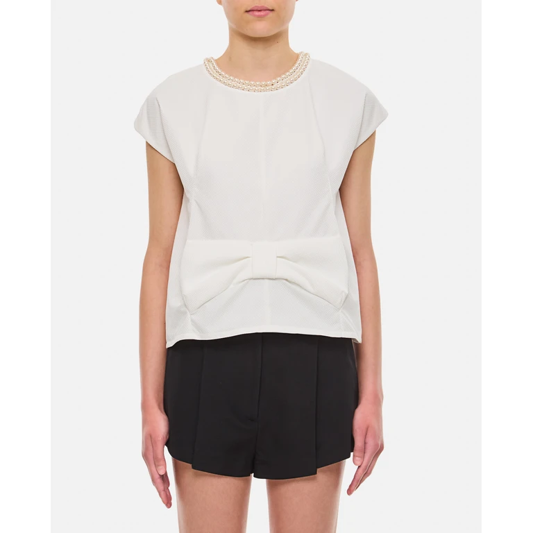 Junya Watanabe Pearl Neckline Blouse