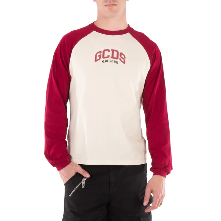 GCDS Logo Printed Crewneck T-Shirt