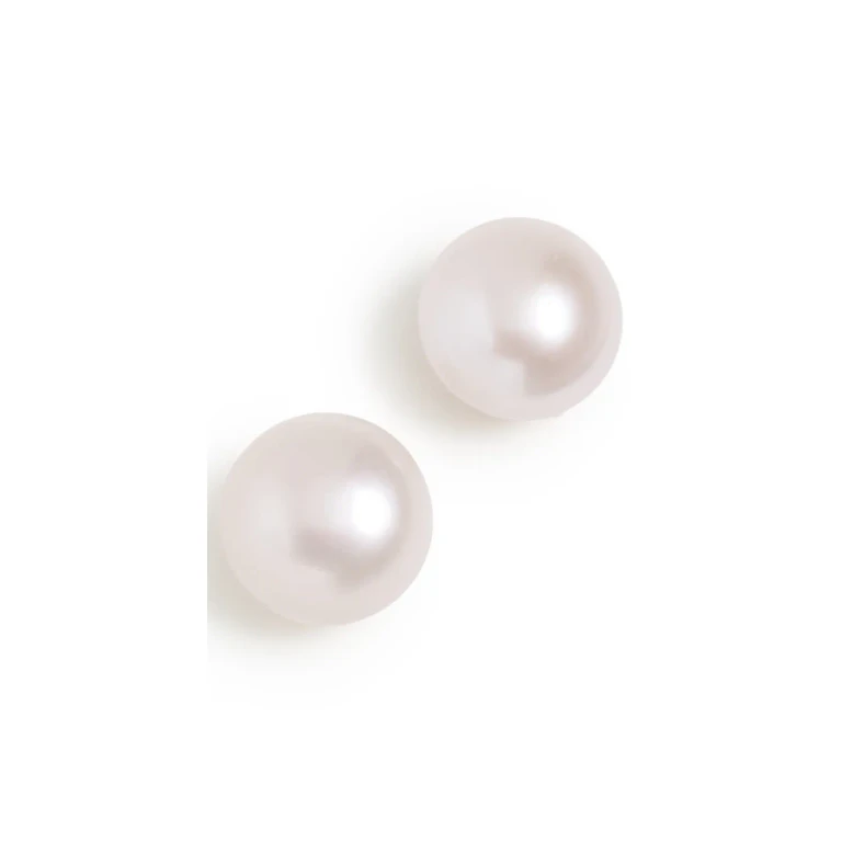 SHASHI Grande Essential Pearl Studs Pearl One Size