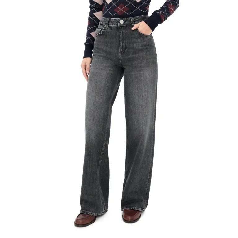 ALIGNE Loose Wide Jeans Thunder Sky 28