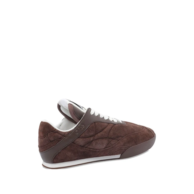 Chloé Antiqued Pink Suede Chloã¨ Kick Sneakers