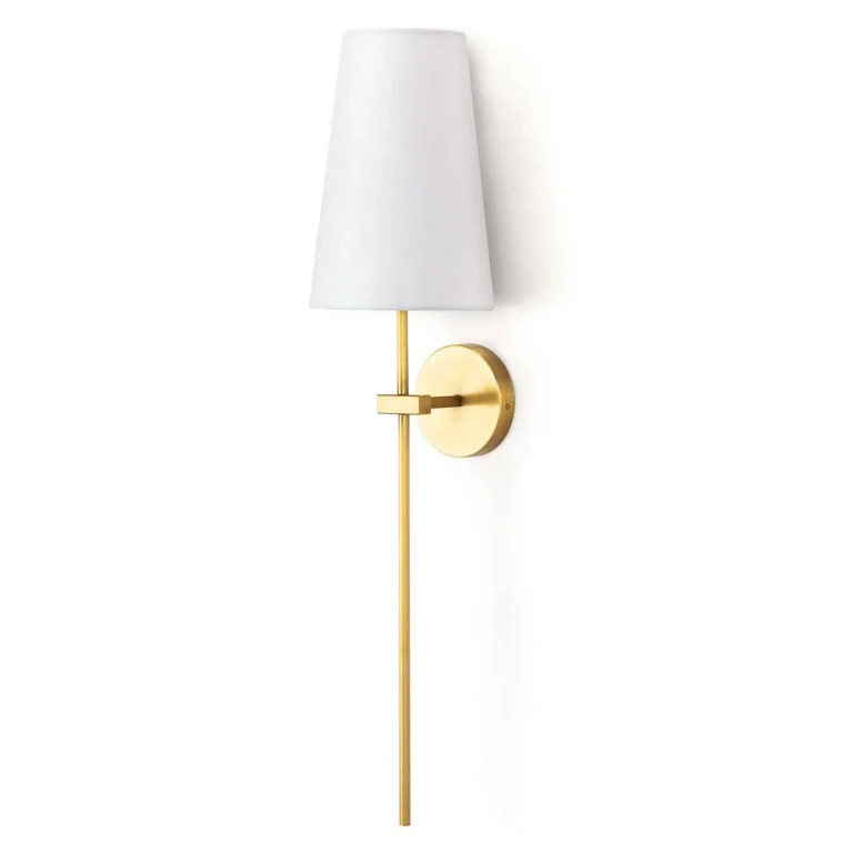 Natural Brass Wall Sconce from the Toni Collection