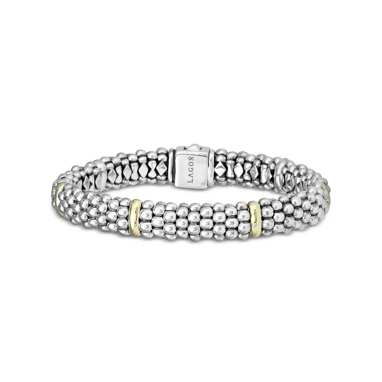 Lagos 18K Gold & Sterling Silver Rope Bracelet