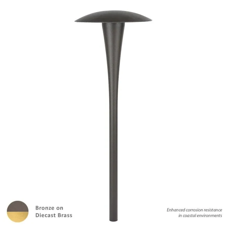 WAC Lighting 1-Light LED 12V Area Light in Bronzed Brass - 6011-30BBR