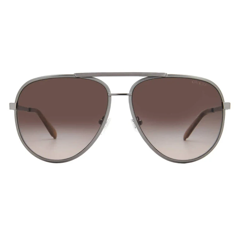 Guess Brown Gradient Pilot Mens Sunglasses GU00209 09F 61