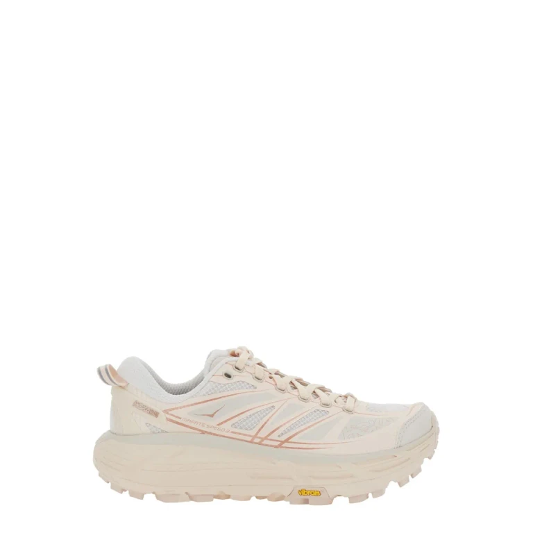 Hoka U Mafate Speed 2 Pink With Mesh Upper And Rubber Sole
