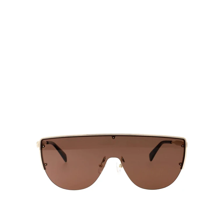 Alexander Mcqueen Lunettes De Soleil - Marron