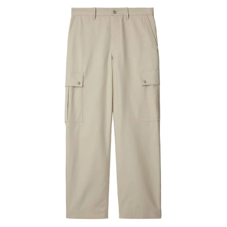Burberry Cotton-Blend Cargo Trousers