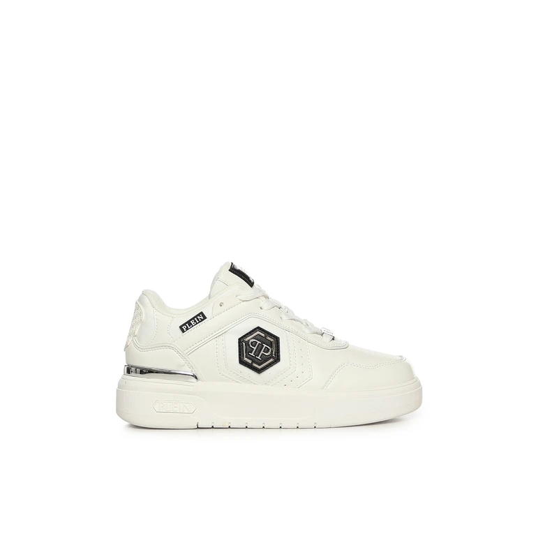 Philipp Plein Flat Shoes White/black - Men