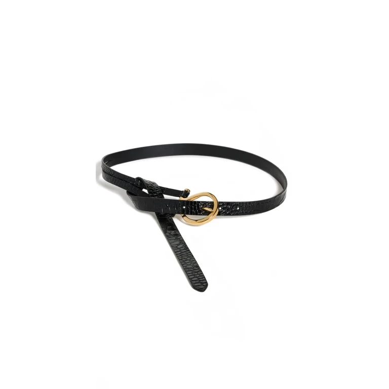 Anderson's Croc-Embossed Split Belt Black 85