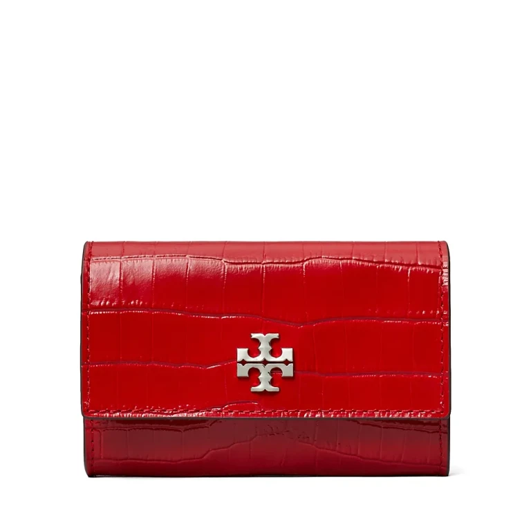 Tory Burch Kira Leather Flap Card Case