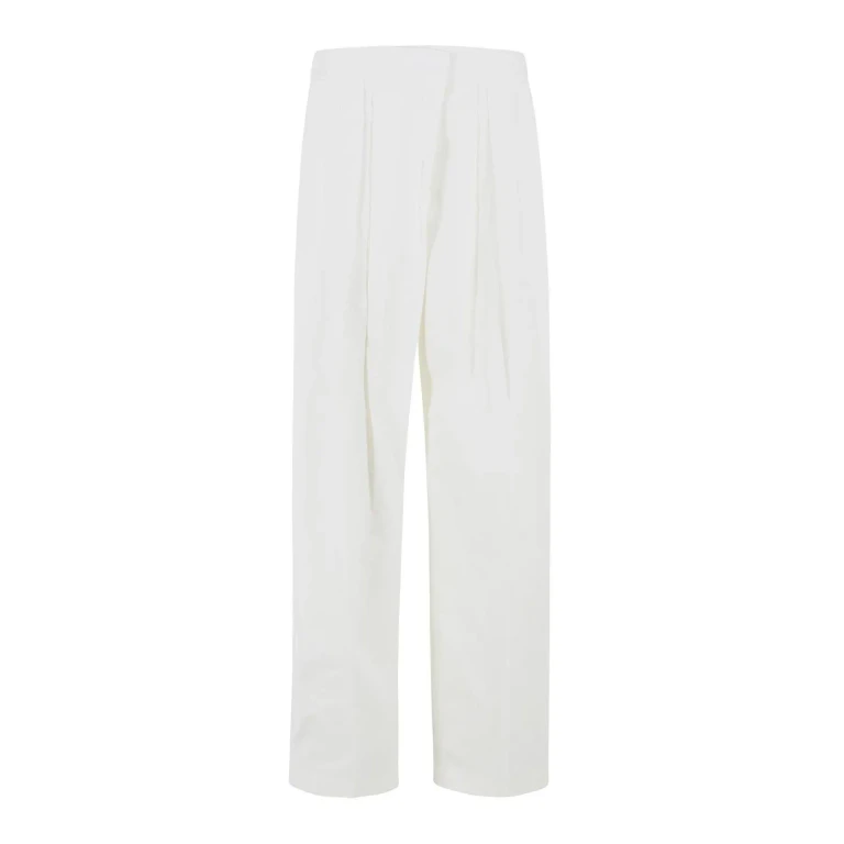 Jil Sander Pantalons Décontractés - Blanc