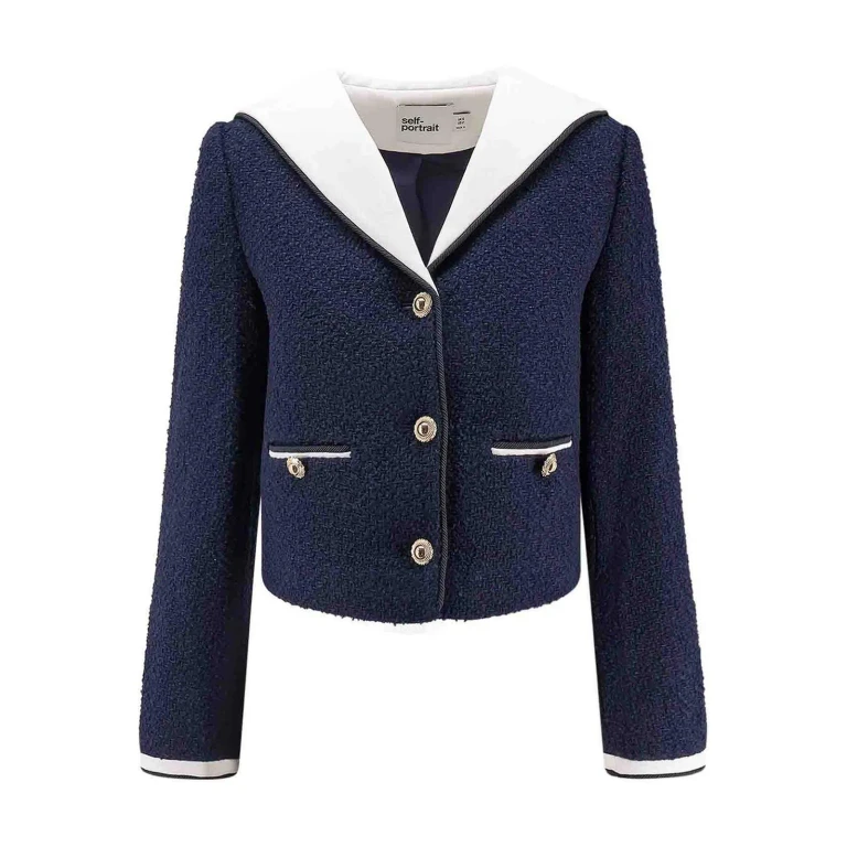 Self Portrait Blazer - Bleu