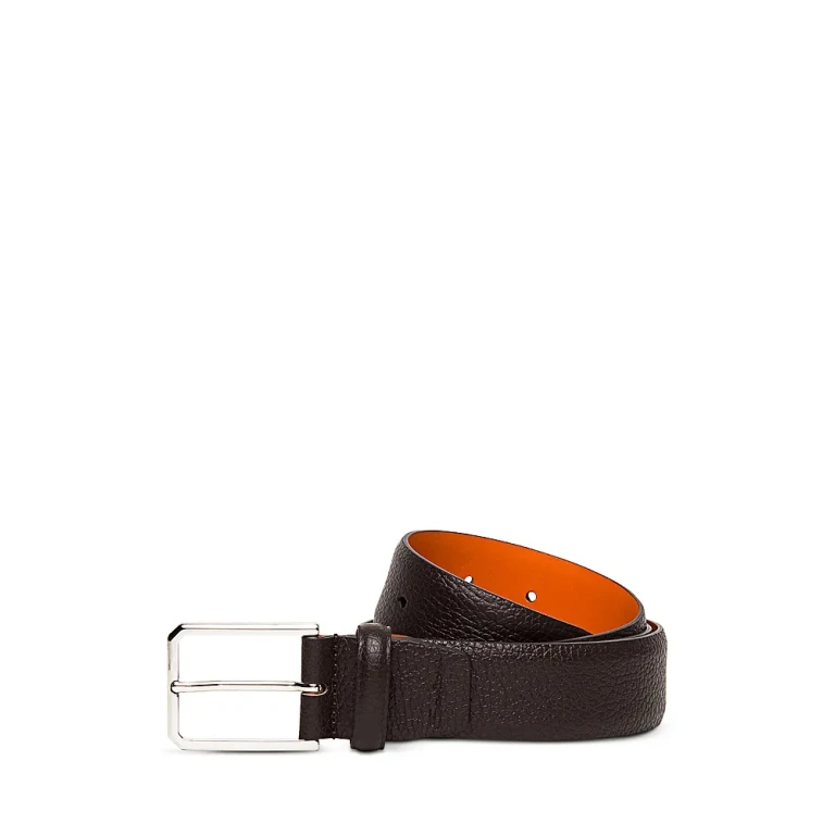 Santoni Men's Leather Belt