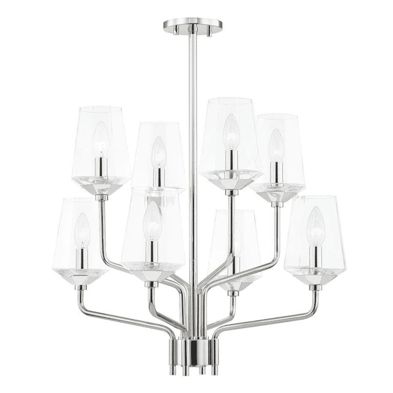 Mitzi Kayla 8-Light Chandelier in Polished Nickel