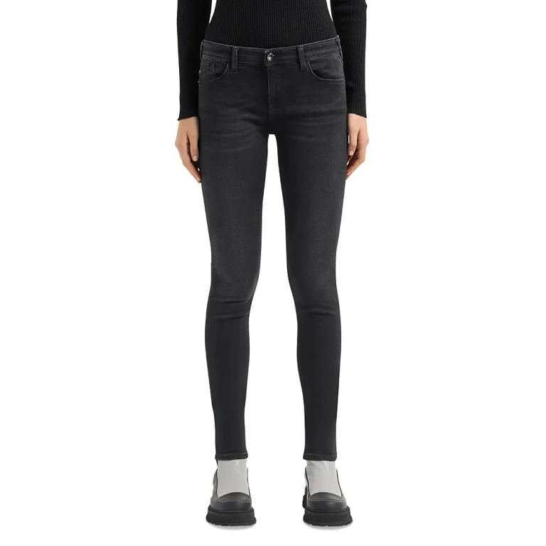 Emporio Armani Super Skinny Jeans in Black