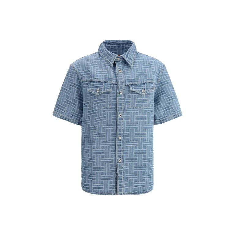 Shirt Men color Gnawed Blue (FF55DC1026J4DB)