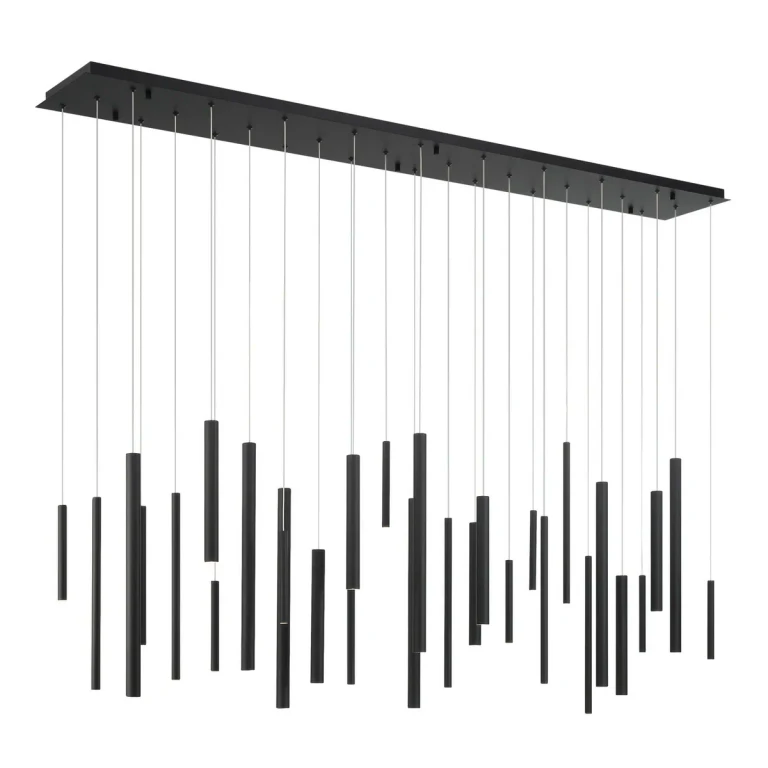 Black LED Chandelier from the Santana Collection