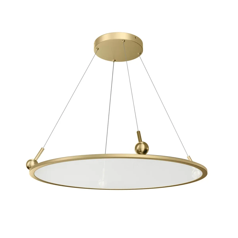 Jovian Transitional Chandelier in Champagne Gold