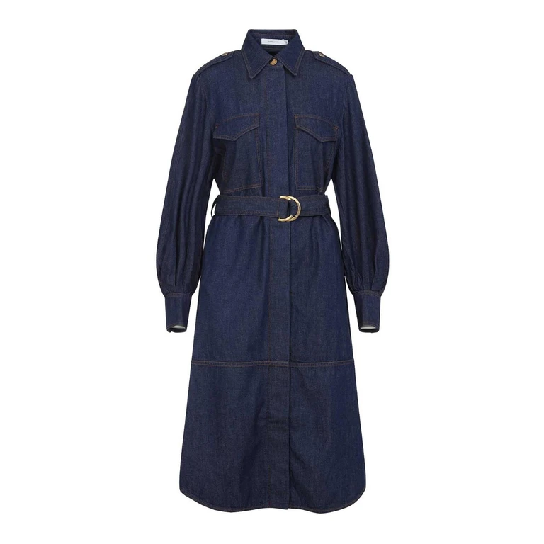 Zimmermann Robe Courte - Bleu