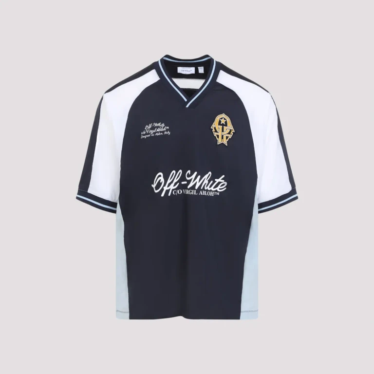 OFF WHITE - OFF White Soccer V-Neck T-shirt