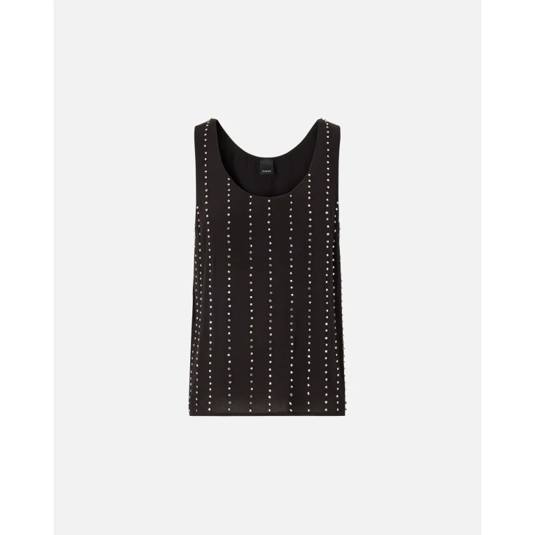 Pinko Gestreiftes Juwel-Tanktop