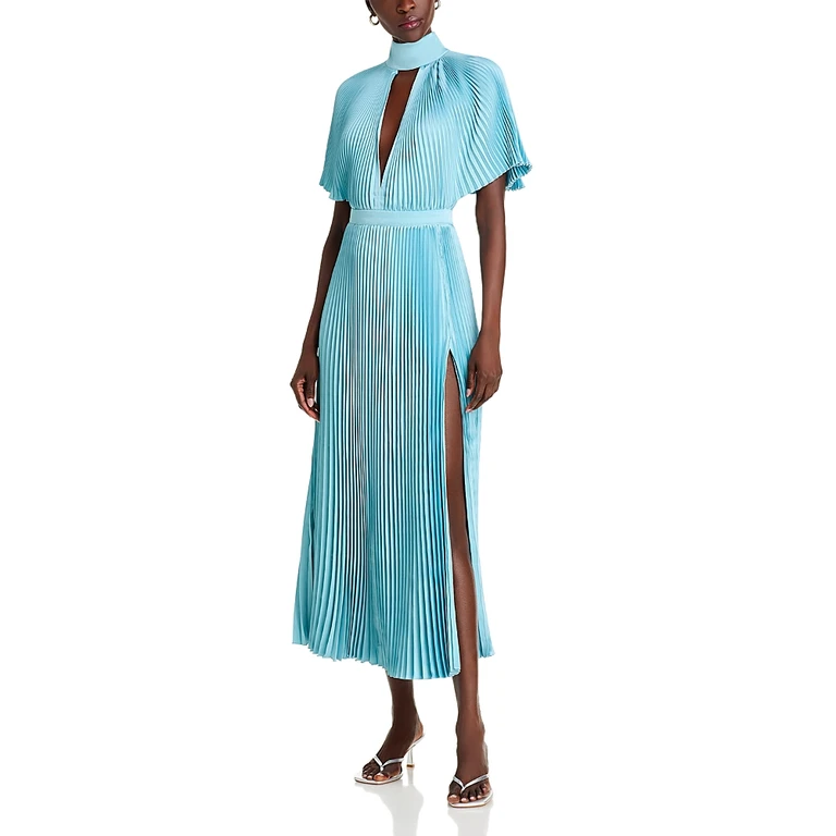 L'Idee Anais Pleated Dress