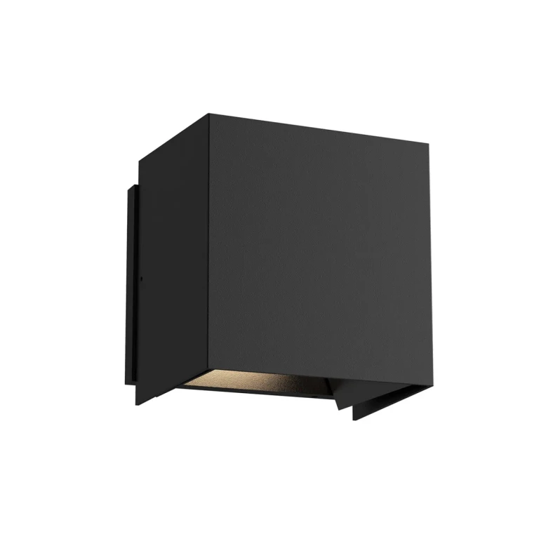Black LED Exterior Wall Sconce from the Helsinki Collection