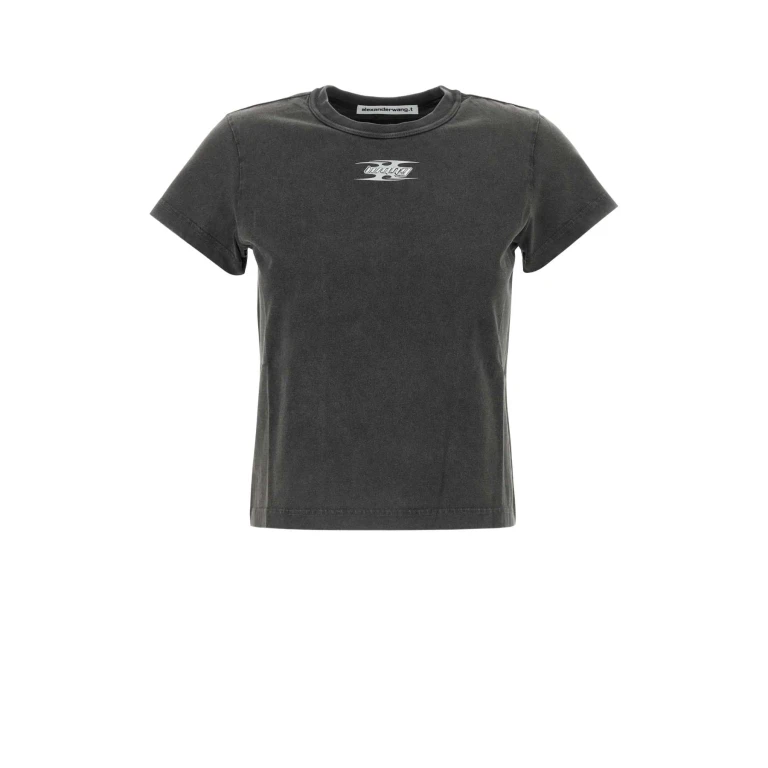 T by Alexander Wang Blade Logo-embossed T-shirt