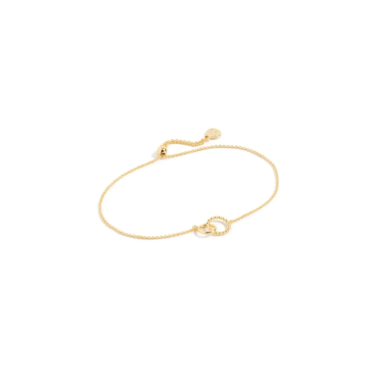 Gorjana Crew Charm Bracelet Gold One Size