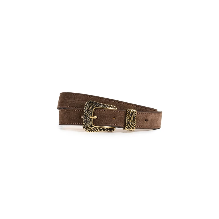 Aureum No.15 Leather Belt Chocolate M/L