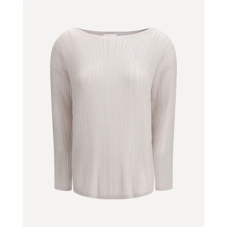 ALLUDE Rib-knit crew-neck Sweater Female S