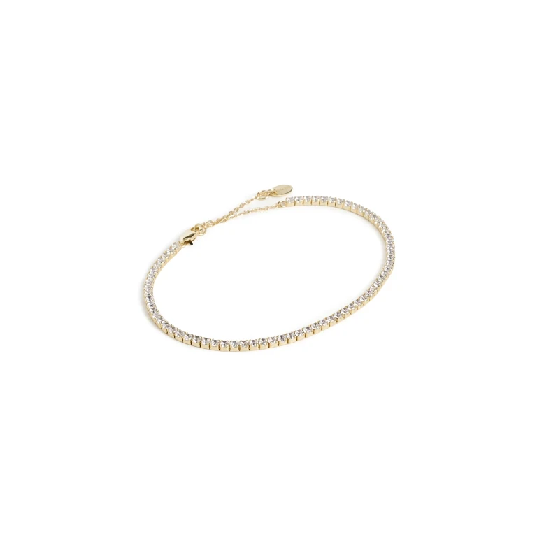 SHASHI Tennis Bracelet Gold One Size