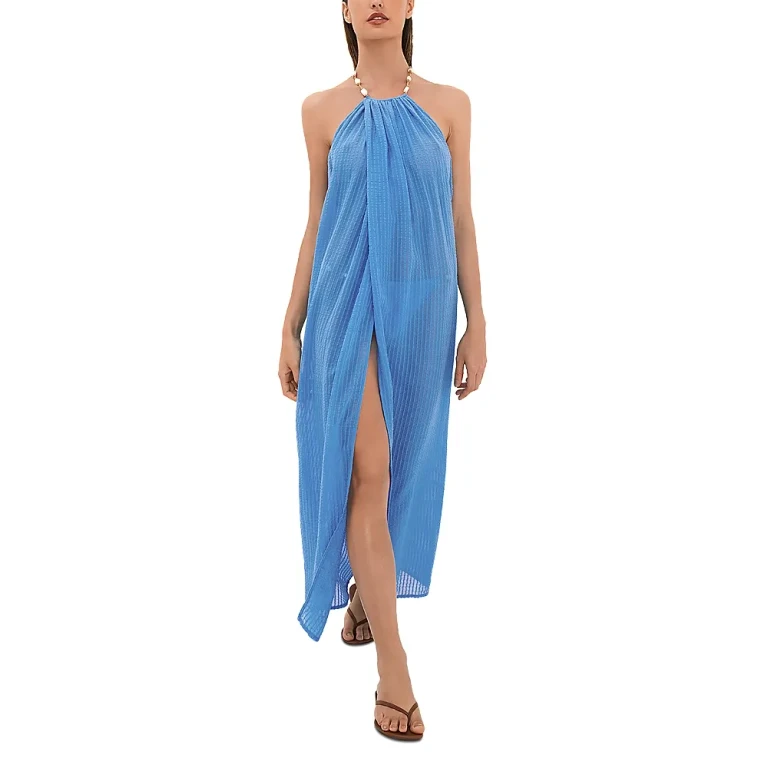 ViX Cloe Halter Maxi Dress Cover Up